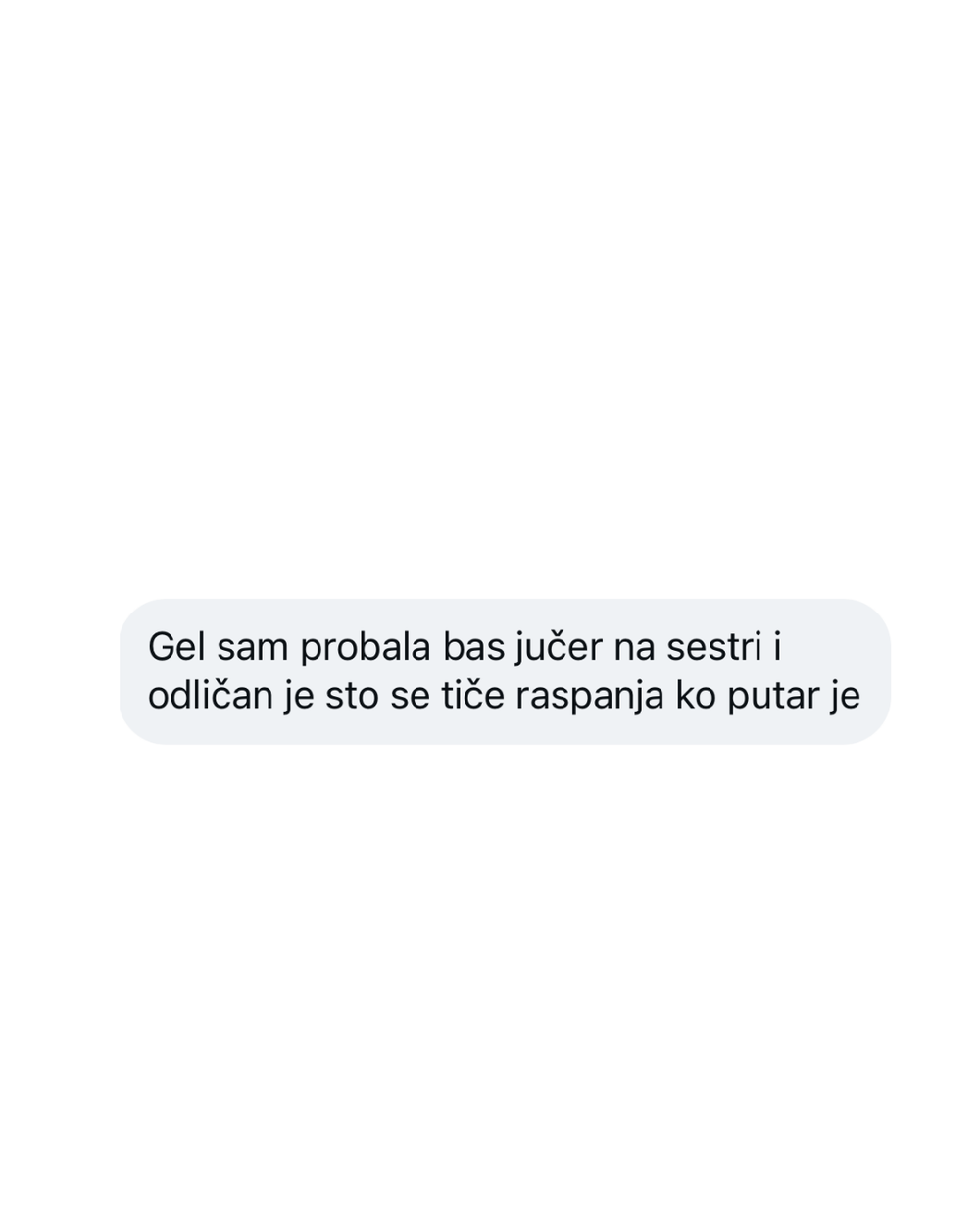 Originalna slika poruke nail tehničarke