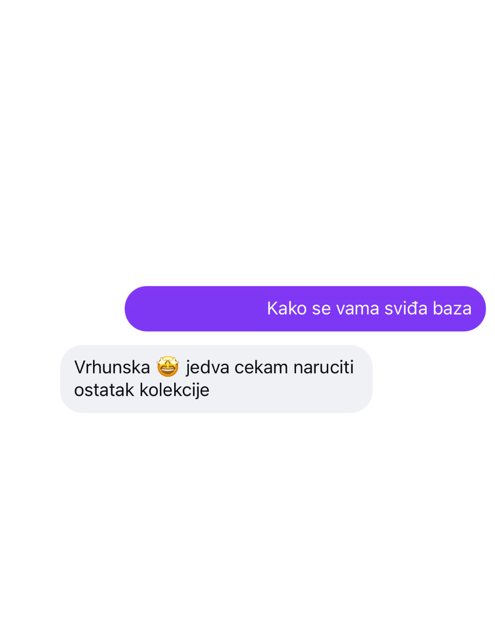 Originalna slika poruke nail tehničarke